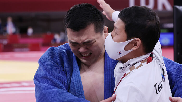 [현장] 시원하게 따낸 동메달 한판…뜨겁게 흘린 눈물