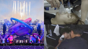 [SBS Star] The Members of BTS Put Oxygen Masks On Backstage Following Their Performance?