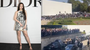 [SBS Star] VIDEO: Fans Go Wild to See BLACKPINK JISOO in Paris for Fashion Week