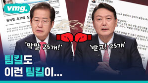 "윤석열 망언 25개" 공격하자, "홍준표 막말도 25개"로 받은&hellip;&hellip;