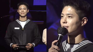 [SBS Star] VIDEO: The Military Concert Host Park Bo Gum Is More Good-looking than Ever