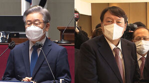 이재명, 아내와 함께 민심 공략&hellip;윤석열, 교회 예배 참석