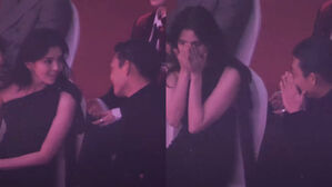 [SBS Star] VIDEO: Han So-hee & Yoo Ah In Exchange the Cutest "Hello" at an Awards Ceremony