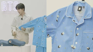 [SBS Star] BTS JIN-made Pajamas & Pillow Sell Out Despite the Recent Over-priced Criticism