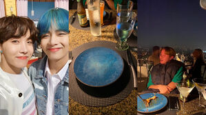 [SBS Star] BTS J-HOPE's Red-faced Moment Spotted on V's Photos