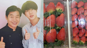 [SBS Star] "Have Them Fresh" Chef Lee Yeon-bok Thanks BTS JIN for Bringing Him Strawberries Late at Night