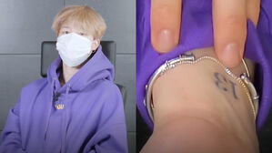 [SBS Star] BTS JIMIN Shares What the '13' Tattoo on His Wrist Means to Him
