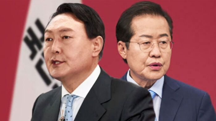 윤석열 국민의힘 대선 후보, 홍준표 국민의힘 의원