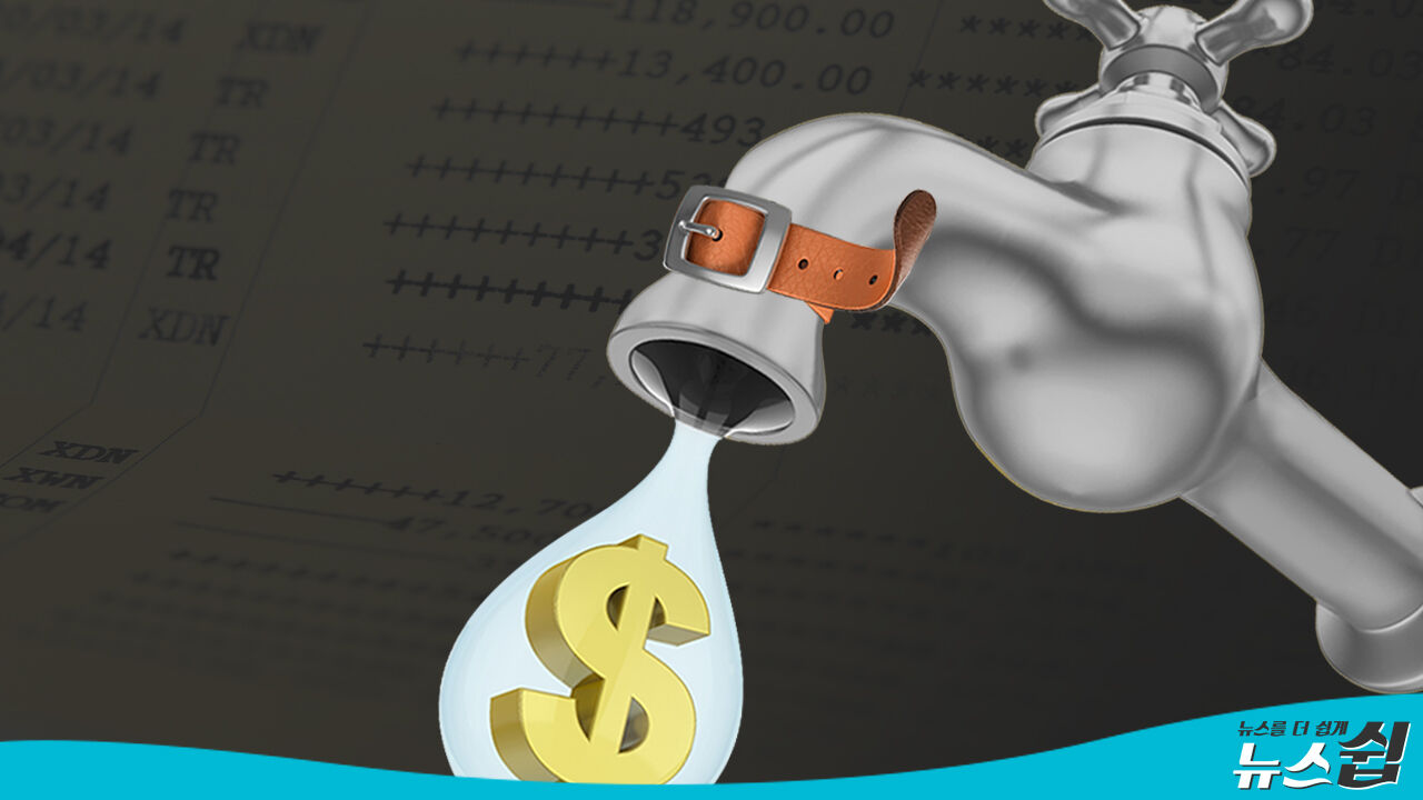 [뉴스쉽] 달러 수도꼭지에 벨트 조이기