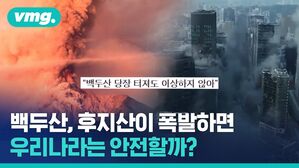 북에 백두산 동에 후지산, 한반도 화산 폭발 시나리오