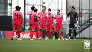 [포토] 축구대표팀, 새해 두 번째 평가전도 기분 좋은 승리!