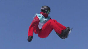 [영상] 1차 시기 착지 실수 맥스 패럿, 2차엔 94점 '훌쩍' (스노보드 남자 빅에어 결승 2차 시기)