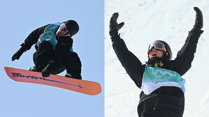 [영상] 중국의 17살 깜짝 스타 쑤이밍, 이번엔 '금메달 런' (스노보드 남자 빅에어 결승 3차 시기)