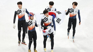 [영상] 12년 만의 올림픽 메달! 대한민국 남자 계주 은메달 (쇼트트랙 남자 5000m 계주 결승)