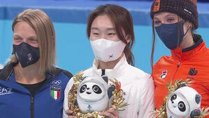 [영상] '최강자의 미소' 최민정의 완벽한 금메달 시상식