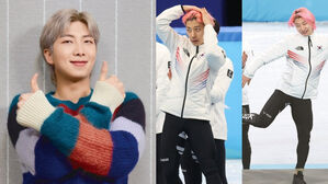 [SBS Star] BTS RM Reacts to Olympic Speed Skater Kwak Yoon-gy's 'Dynamite' Dance