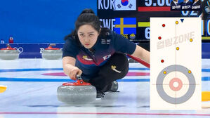 [영상] "아! 멈춰야 하는데…" 스틸 당한 팀 킴 '벼랑 끝' (9엔드) (컬링 여자 예선-대한민국 vs 스웨덴)