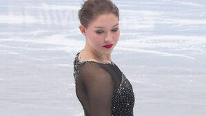 [영상] 핀란드 제니 사리넨, '넘어져서 감점' 아쉬운 마무리 (피겨스케이팅 여자 프리스케이팅)