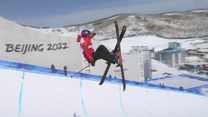 [영상] '최강자' 에일린 구, 감탄 나오는 완벽 연기 (프리스타일 스키 여자 하프파이프 결승 2차 시기)