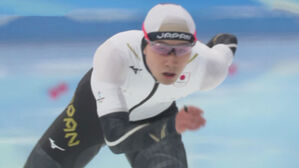 [영상] '21살의 신예' 모리시게, 역동적인 레이스 (스피드스케이팅 남자 1000m)