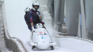[영상] '구간마다 가속' 좋은 스피드! 팀 석영진의 첫 레이스 (봅슬레이 남자 4인승 1차 시기)