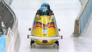 [영상] '강력한 메달 후보' 팀 프리드리히, 광속 질주! (봅슬레이 남자 4인승 3차 시기)