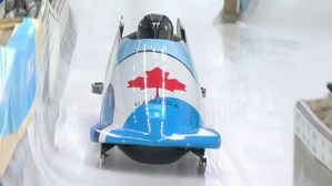 [영상] '엄청난 스피드' 팀 저스틴 크립스, 접촉에도 좋은 기록 (봅슬레이 남자 4인승 3차 시기)