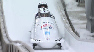 [영상] 1&middot;2차보다 좋은 기록! 유려한 주행 펼친 팀 원윤종 (봅슬레이 남자 4인승 3차 시기)