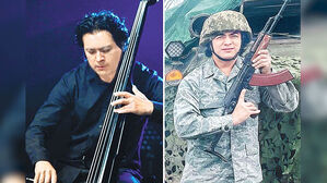 악기 대신 총 든 우크라 연주자들…서울 떠나 고국 갔다