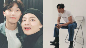 [SBS Star] BTS V Shows Support for His Best Friend Park Seo Jun