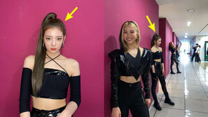 [SBS Star] ITZY RYUJIN Shares How Those 'Wine Wall' Photos Are Taken at Music Show Backstage