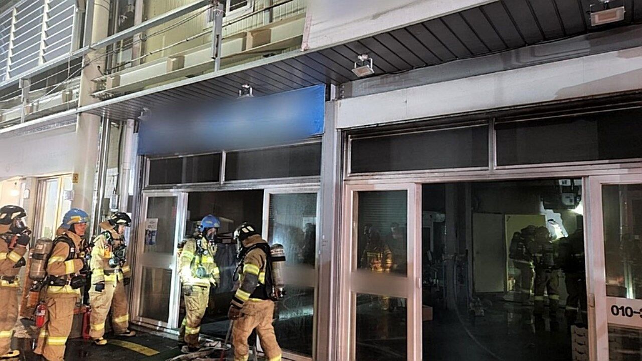 대구 칠성시장 과일가게 화재…"인명 피해 없어"
