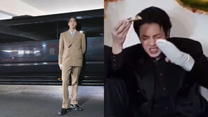 [SBS Star] VIDEO: BTS JIN Spotted in Pain from His Injured Hand; Reassures Fans that He Is Okay