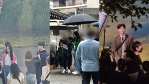 [SBS Star] Yoona & Lee Jong Suk Seen Filming Their Drama Where They Appear as a Married Couple