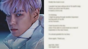[SBS Star] T.O.P Thanks YG Ent. Staff & Fans for His Time as BIGBANG