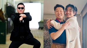 PSY Reveals the Story Behind His Photo with BTS V
