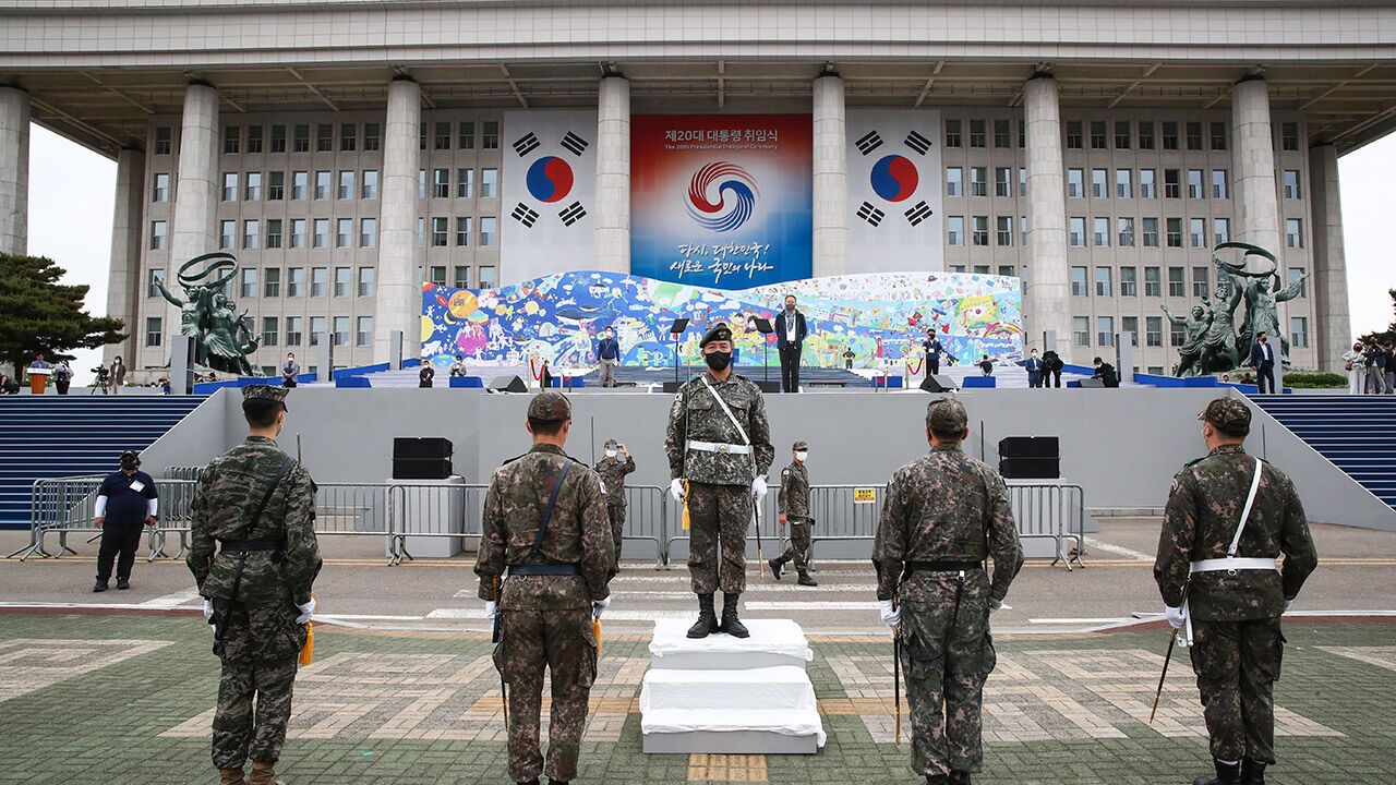 20대 대통령 취임식 준비, 의장대 리허설 