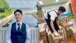 [SBS Star] Park Bo Gum Heads to a Children's Welfare Center to Volunteer Right After Military Discharge