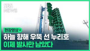 [현장영상] 하늘 향해 우뚝 선 누리호 이제 발사만 남았다