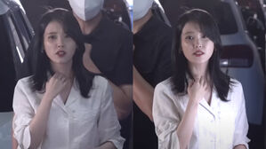 [SBS Star] VIDEO: IU Worries About Fan's Throat as He Keeps Speaking to Her in a Loud Voice