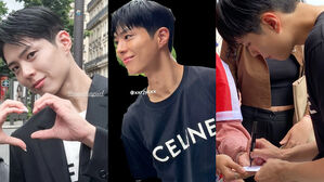 [SBS Star] VIDEO: Park Bo Gum Spotted Taking a Selfie with Every Fan in Paris