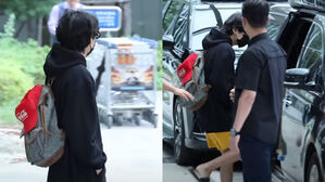 [SBS Star] VIDEO: BTS V Under Fire for His Attitude Upon His Arrival in Korea; He Apologizes