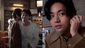 [SBS Star] VIDEO: BTS V Makes a Surprise Visit to the Filming Site for J-HOPE's Solo Music Video