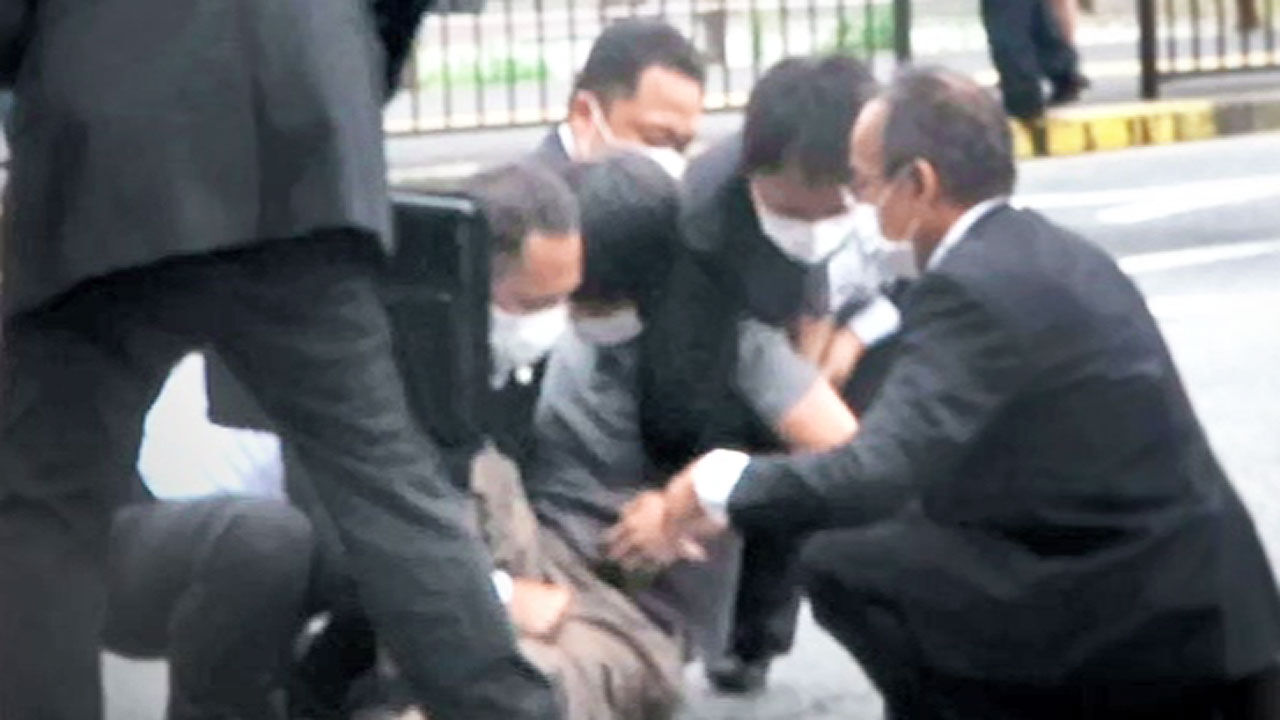 아베 신조 전 일본 총리 유세 중 총기 피습 용의자