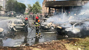 우크라 민간시설 공격한 러시아 "병영시설 겨냥한 것"