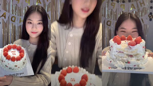 [SBS Star] VIDEO: Camera Falls Right on STAYC ISA's Cake During Her Birthday Live Broadcast