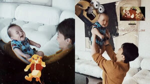 [SBS Star] VIDEO: BIGBANG G-DRAGON Spotted Playing with His Baby Nephew