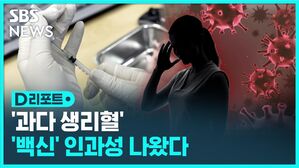 과다 생리혈 백신 인과성 나왔다 D리포트 섬네일
