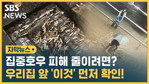 빗물받이 쓰레기