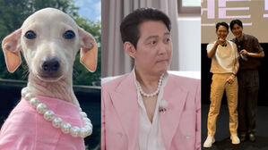 [SBS Star] VIDEO: Lee Jung Jae Reacts to Photos of Himself & His Lookalike Dog Put Together